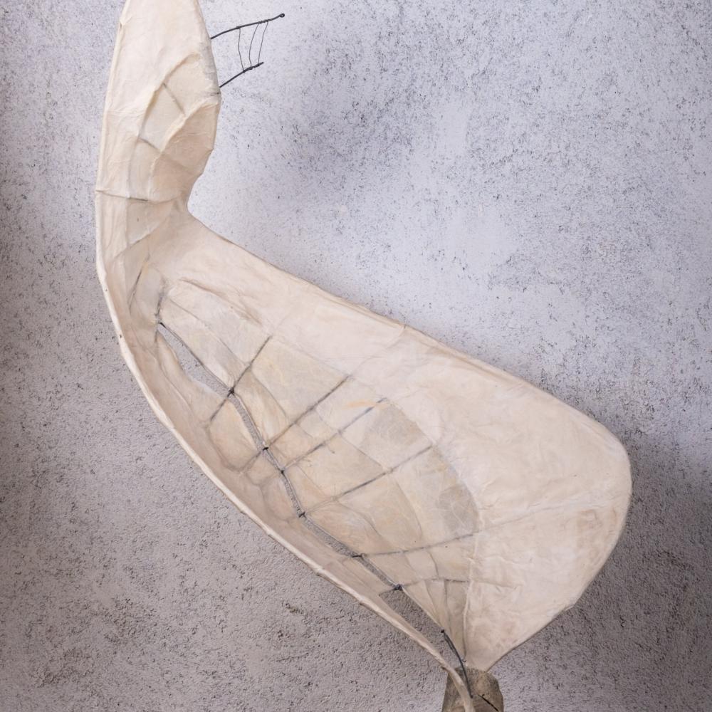 « Aile vitrail »<br>fil de fer papier de chine (2005)<br>Fr. 1'400.-