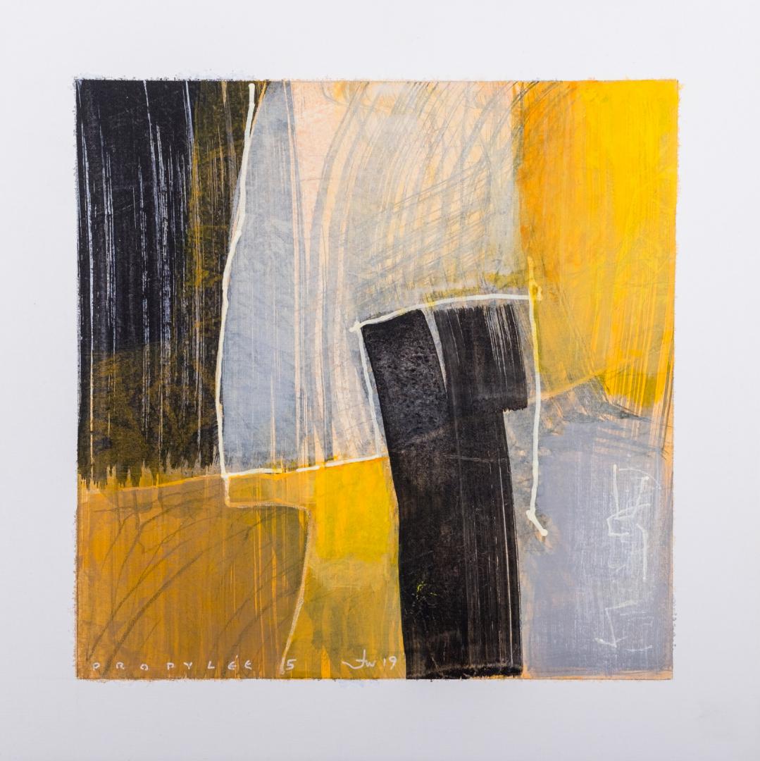 « Propylée » 5&#60;br&#62;acryl et toile&#60;br&#62;32 x 32 cm&#60;br&#62;Fr. 900.-